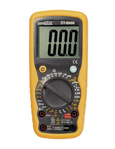 高性能高精確數(shù)字萬用表DT-9908